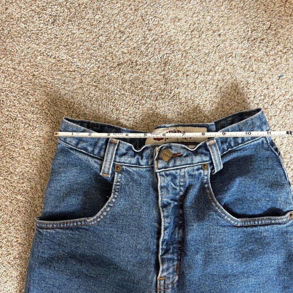 Retro Vintage Nevada high waisted mom jeans Bareback Size 8 Denim 90s Y2K - Picture 8 of 12